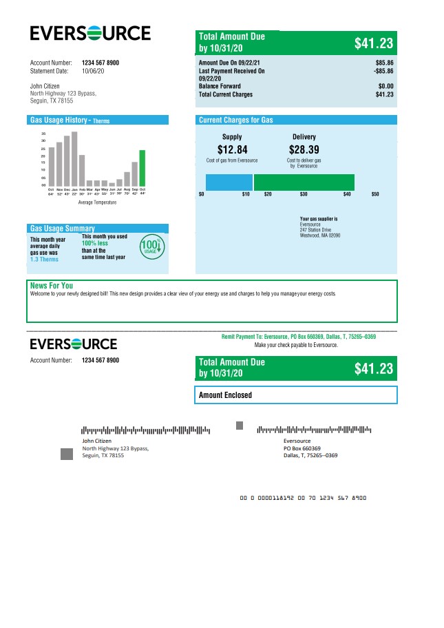  Minol USA business utility bill 